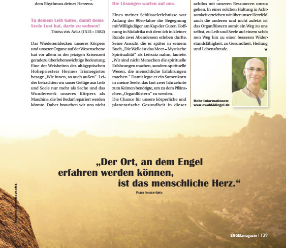 Artikel in Printmedien Ewald Kliegel