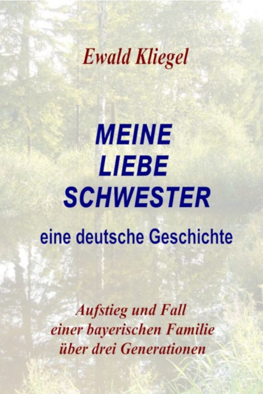 Ewald Kliegel: Liebe Schwester - eine deutsche Geschichte - bei AMAZON