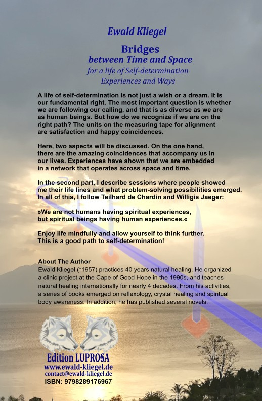 Ewald Kliegel: Bridges between time and space - for a life of self-determination - experiences and paths at AMAZON Ewald Kliegel: Bridges between time and space - for a life of self-determination - experiences and paths at AMAZON